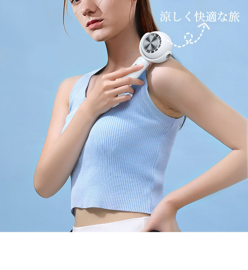 屋外半導体冷湿布ファンの全体画像