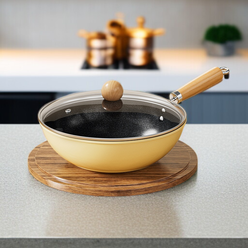 가정용 세라믹 프라이팬 가볍고 무코팅 인덕션 적용 전용 프라이팬 세라믹 프라이팬 인간용 논스틱팬