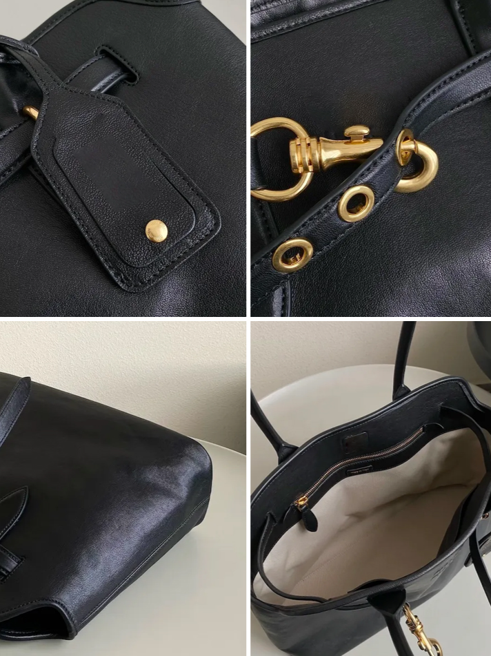 빈티지 벨트 버클 숄더백