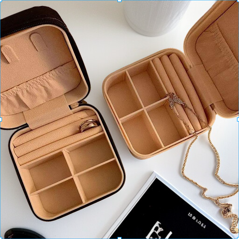 高価な小さなフレグランススタイルの機内持ち込み用ミニコスメバッグ、旅行用ポータブルジュエリー収納バッグ、小銭入れ