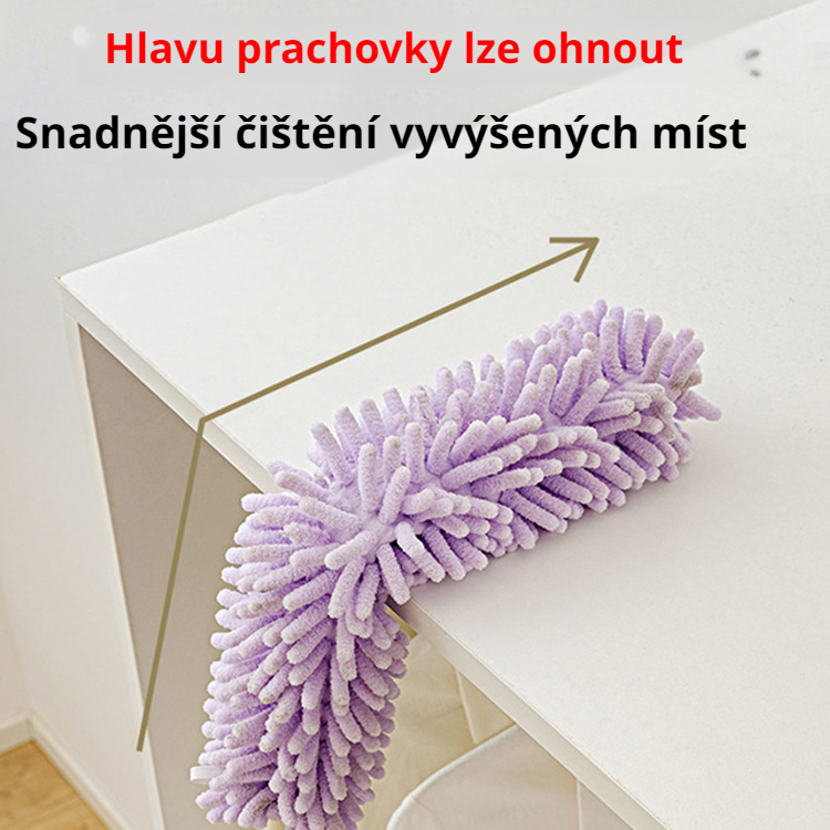 Zatahovací prachovka z žinylky