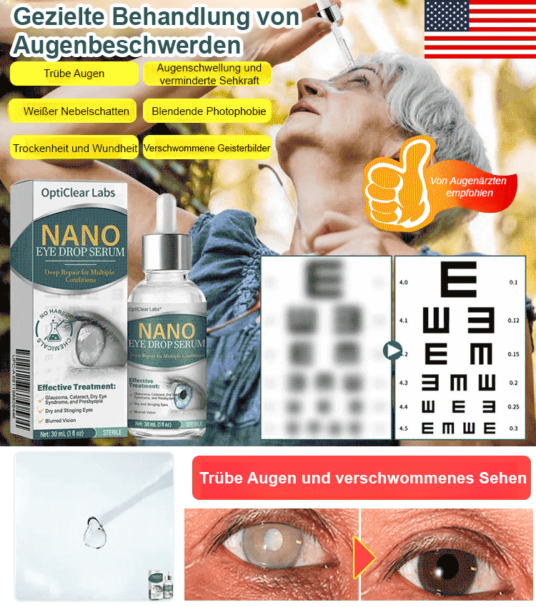 „Abschied von Grauem Star“ – für klare Sicht.