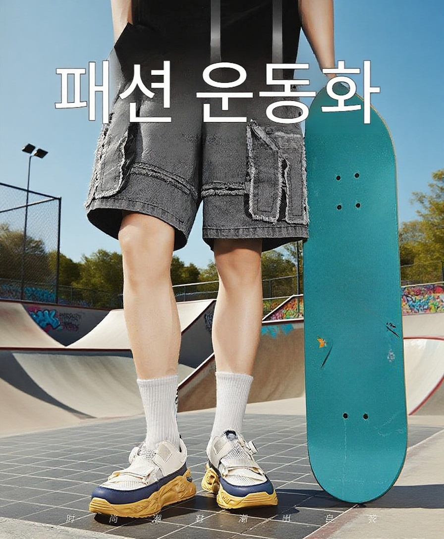 남자 캐주얼 키높이 통기성 샌들 전면 모습