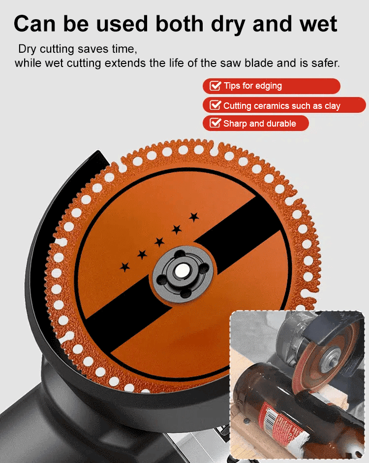 Composite multifunctional cutting disc 3-piece set