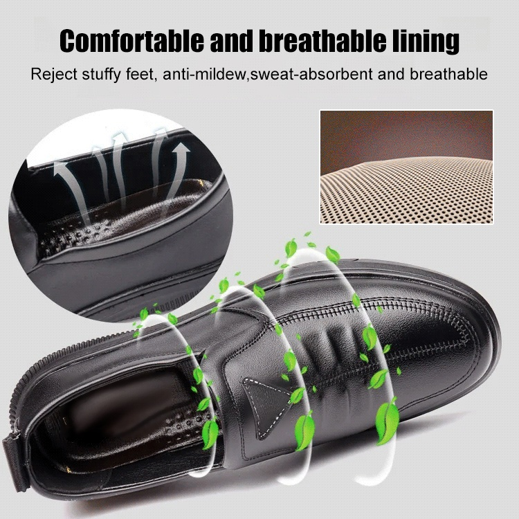 Spring men's soft sole versatile casual leather shoes