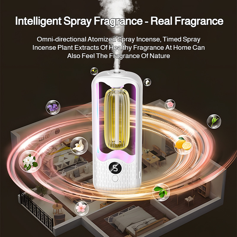 실내 분위기 조명 장시간 지속 자동 디퓨저 방 화장실 탈취 공기 디퓨저