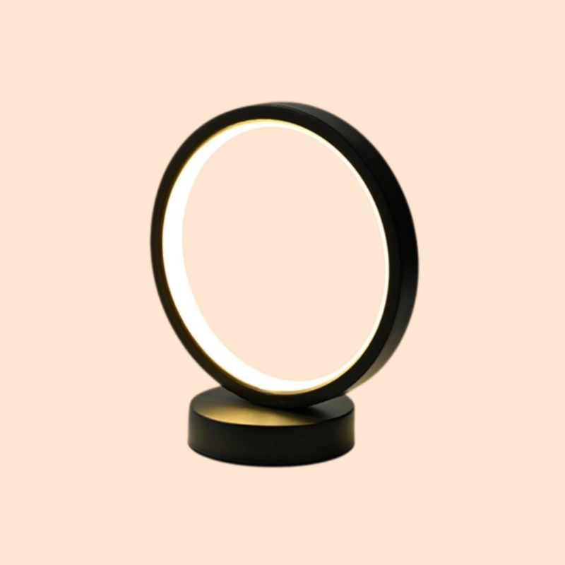 Dimmable Round Lamp for Bedroom or Living Room