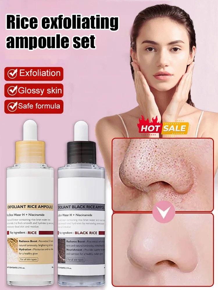 Rice Exfoliating Ampoule Set