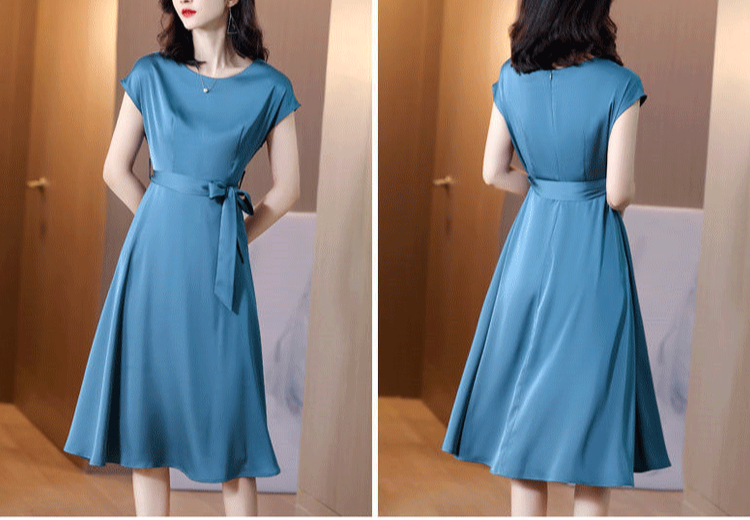 肌触りの良いレディースシルクドレス