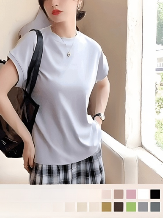 여름 루즈핏 가오리핏 섹시 티셔츠 여상의 어깨 소매 가오리핏 여 루즈핏 상의