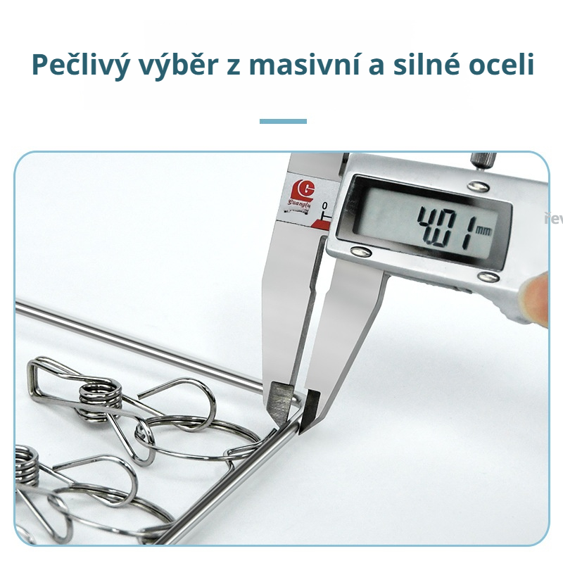 Nerezový vícevrstvý sušák na prádlo