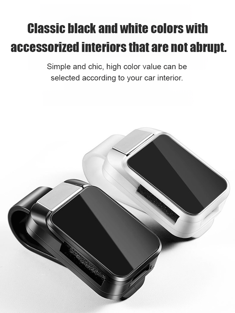 Car sun visor glasses clip