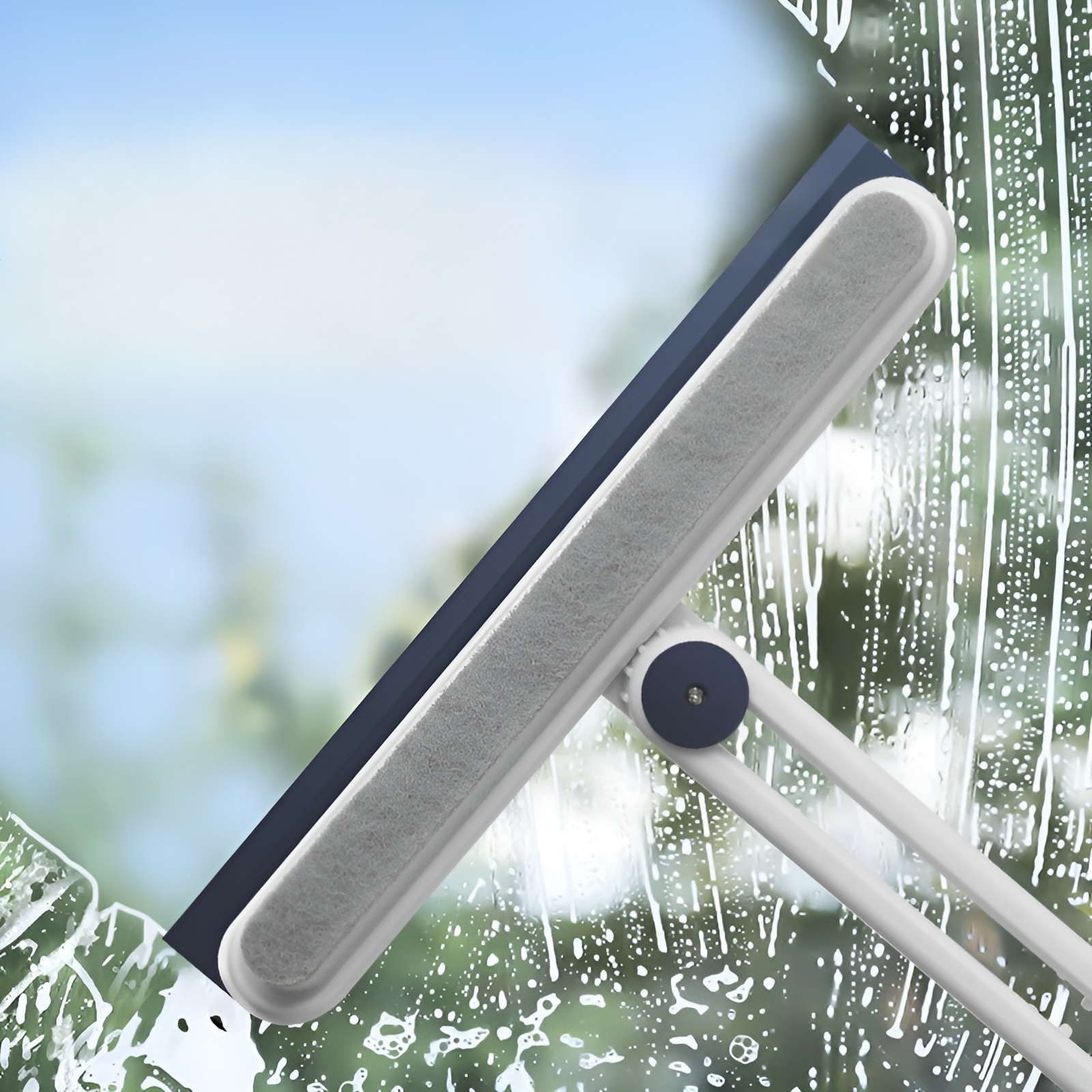 Japanisches Glasreinigungsartefakt für den Haushalt, Badezimmer, Glasschaber, Fenster, doppelseitige