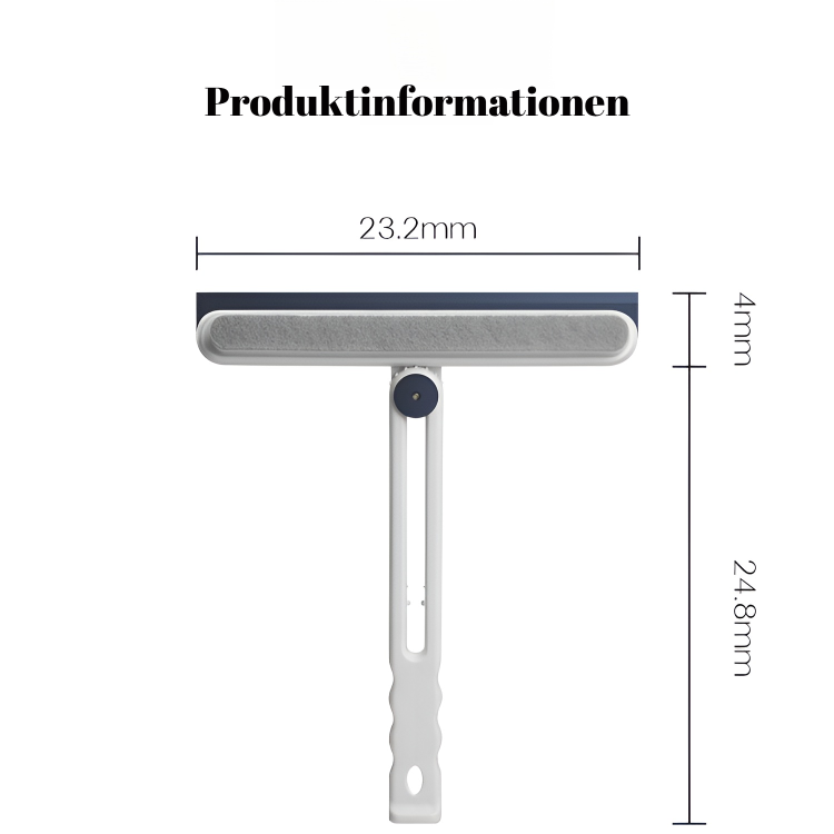 Einfach anzuwendender Glasschaber für den Haushalt