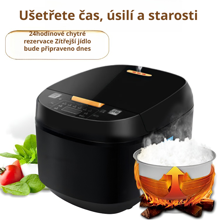 5L chytrý rýžovar s kulovou vložkou a velkou kapacitou