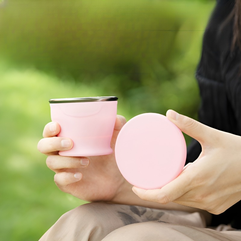 便攜旅行折疊杯露營漱口杯子