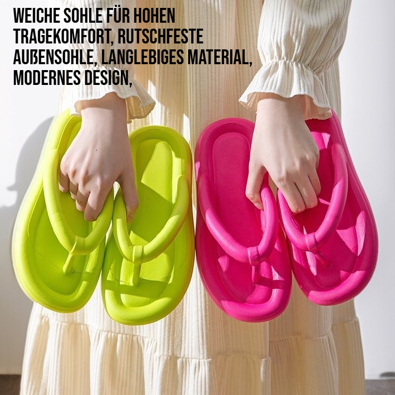Damen-Outdoor-Flip-Flops mit weicher Sohle