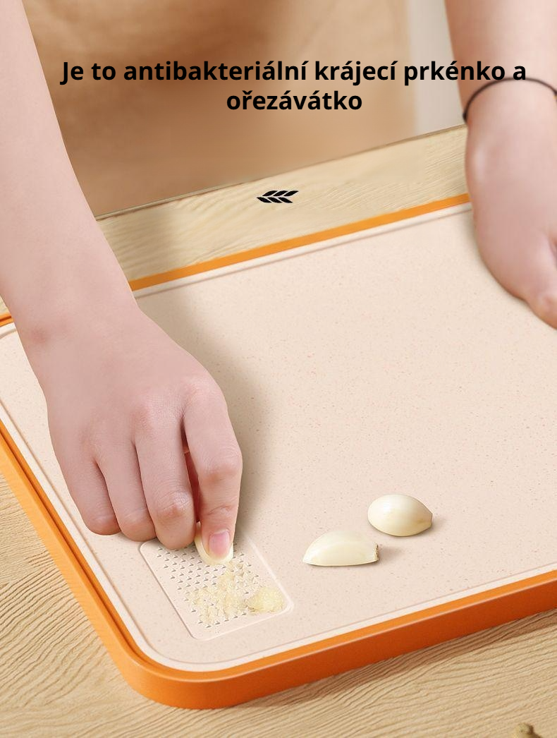 Jednoduché čištění ekologické krájecí desky