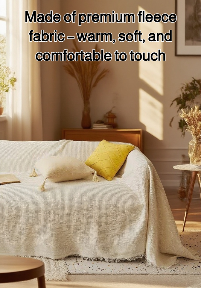 Stretchable sofa slipcover for full protection
