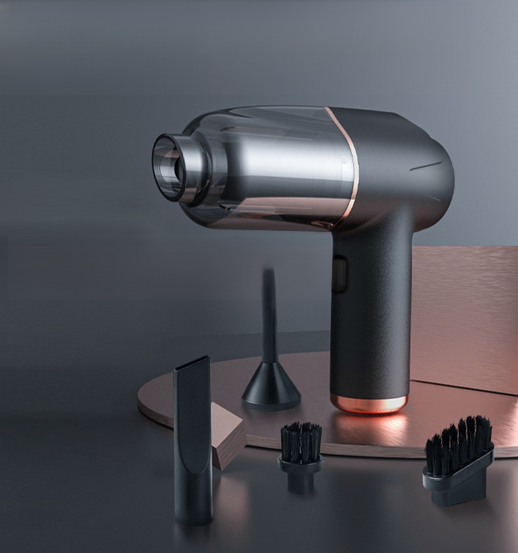 Blow, vacuum and inflate all-in-one cordless vacuum cleaner for home and car