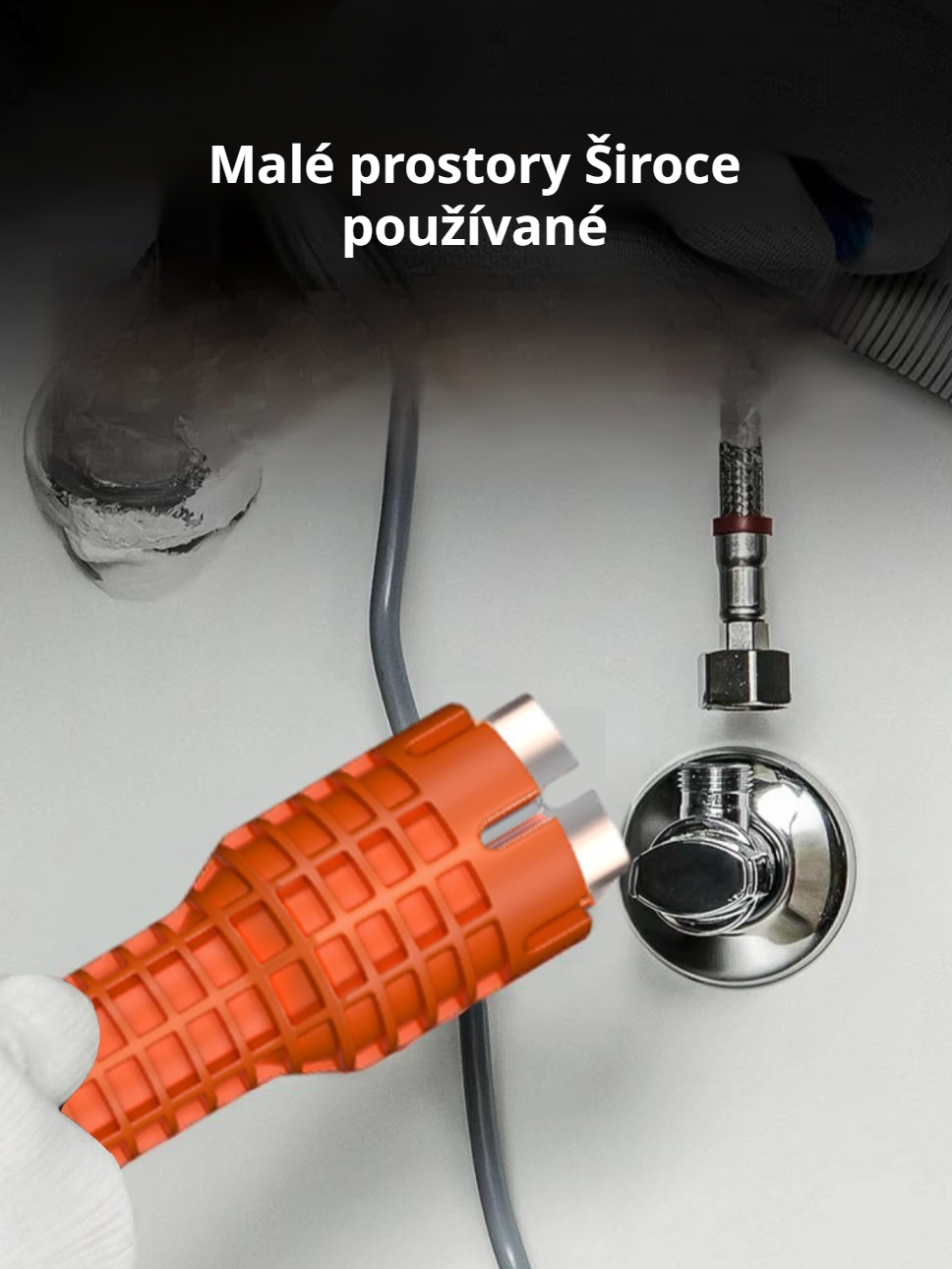 Domácí multifunkční klíč na dřez