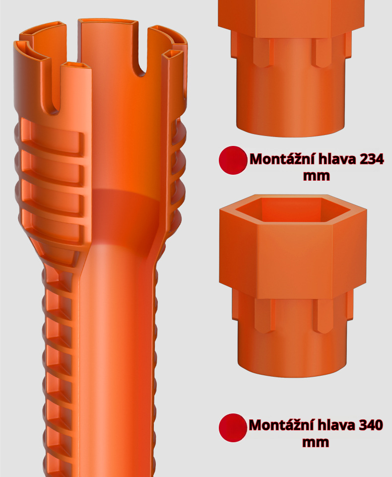 Snadno použitelný multifunkční klíč na dřez