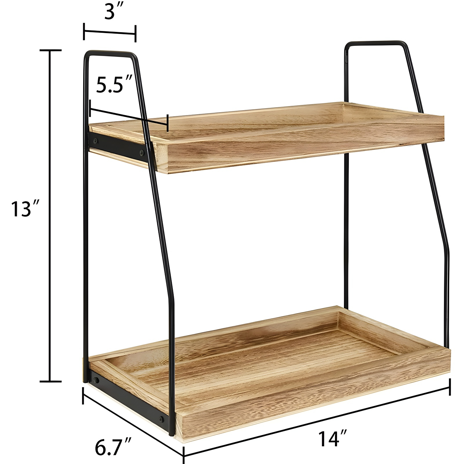 二重層バスルーム収納ラックデスクトップラックキッチンスパイス収納収納ラック収納ラック