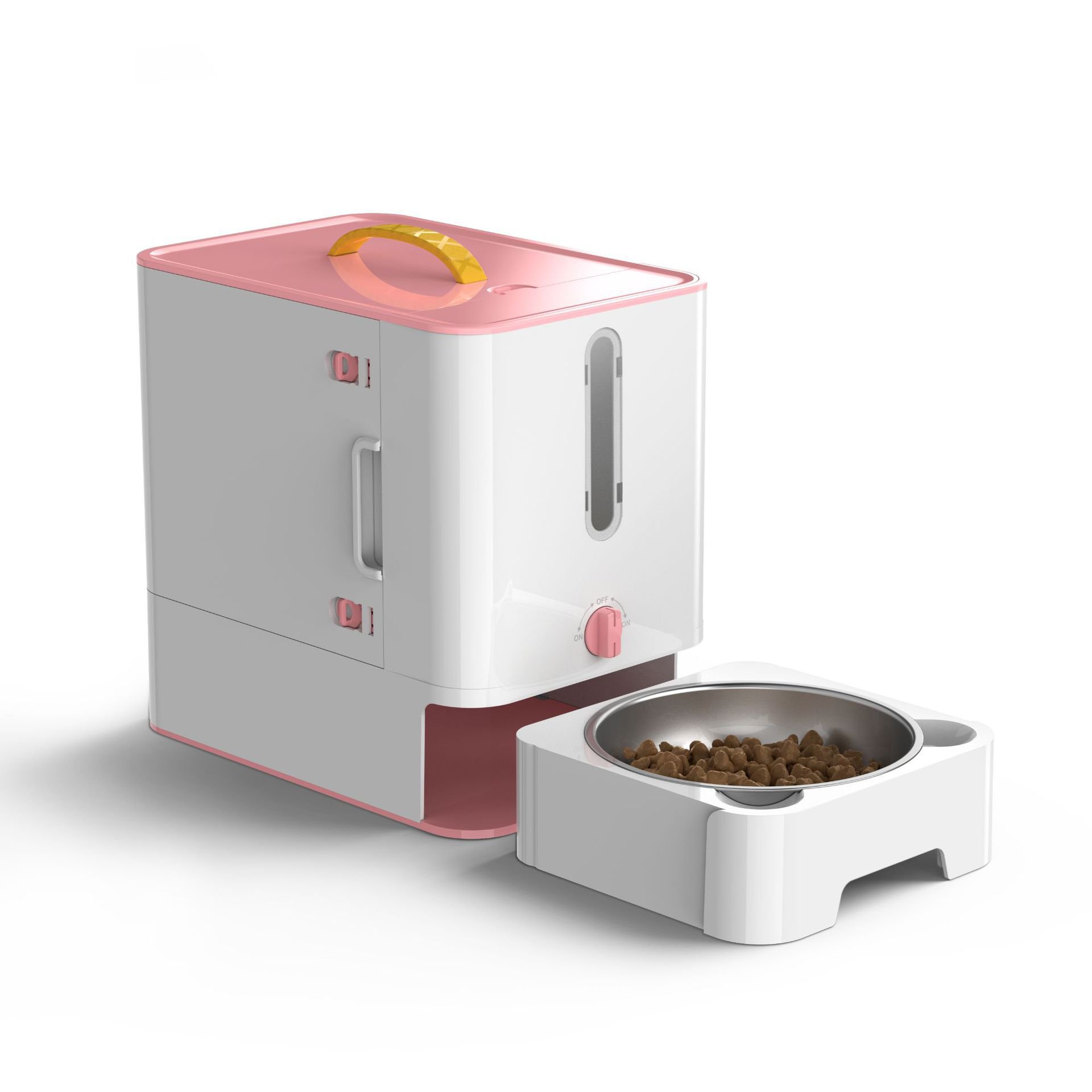 Cat and Dog Pet Snack Storage Box Portable Food Storage Bucket