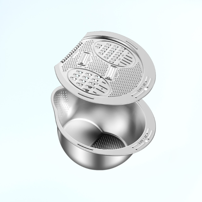 두꺼운 스테인리스 쌀 씻기 볼