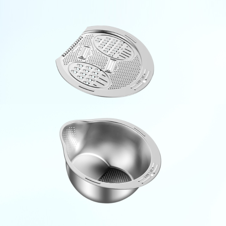 두꺼운 스테인리스 쌀 씻기 볼