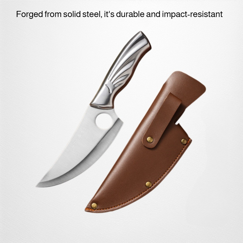Stainless steel boning knife