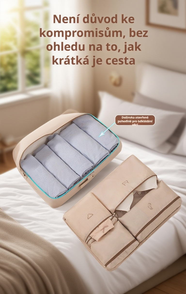 Moderní úložná taška na ponožky