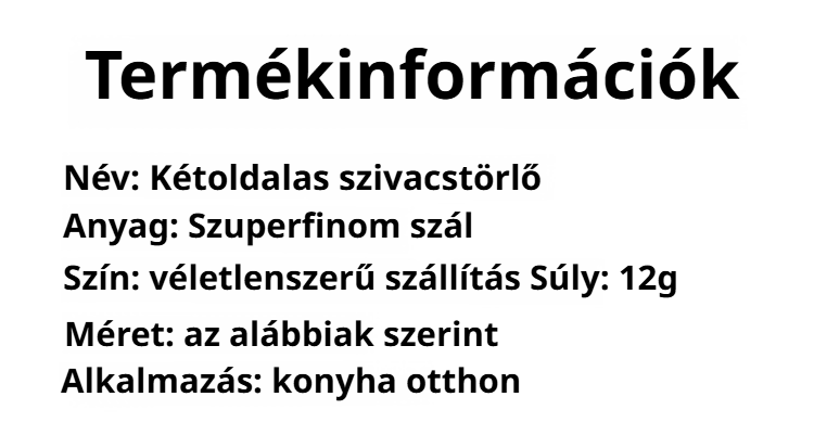 Varázs törlőkendő újrahasználható, környezetbarát