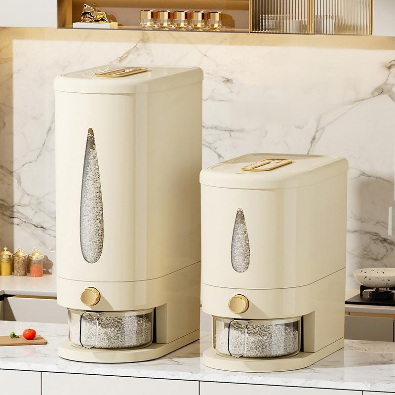 주방 쌀독 대용량 누름 쌀통