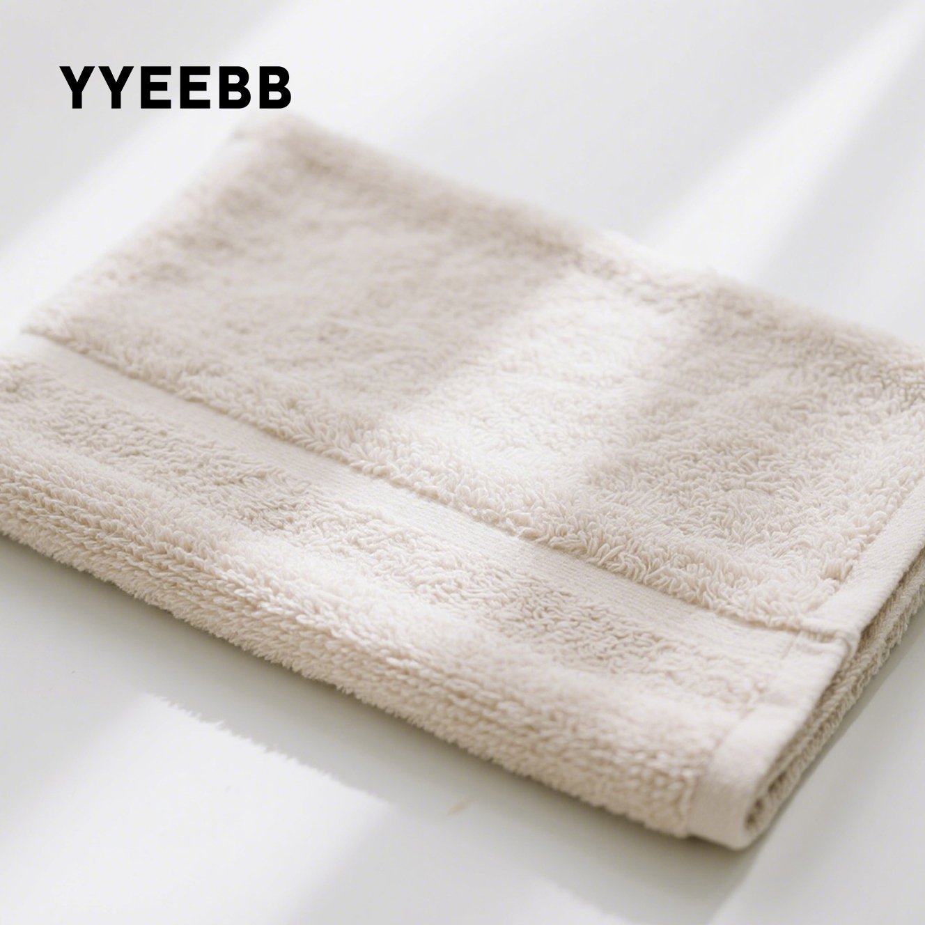 Ręcznik z czystej bawełny, czysta bawełna, jednolity kolor, miękki