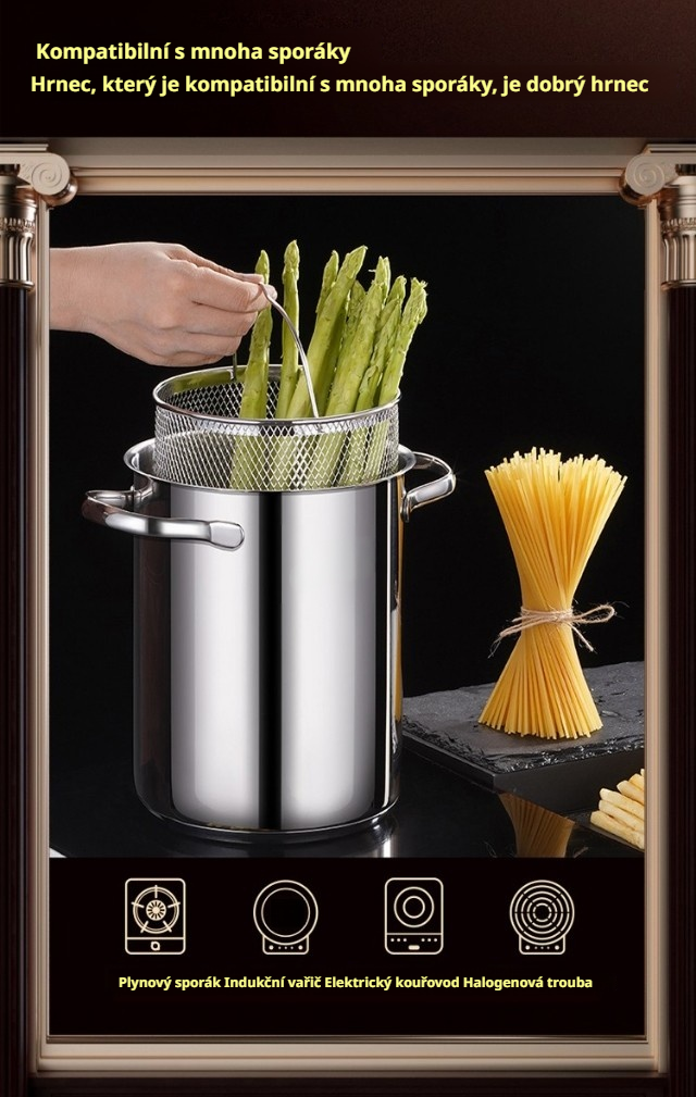 Pánev na sporák s ergonomickou rukojetí