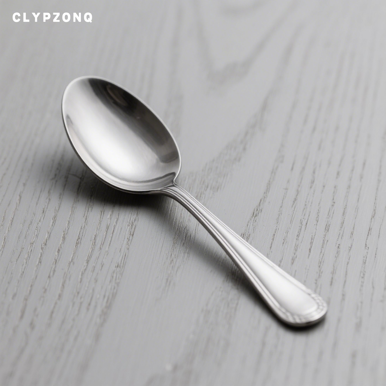 ステンレス製のスプーン