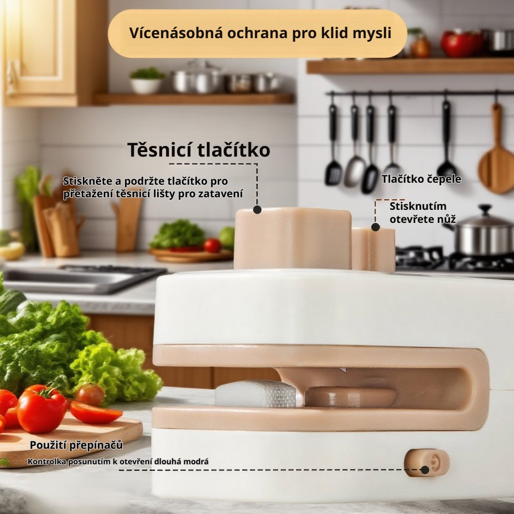 Přenosný magnetický svařovací stroj na sáčky pro domácnost