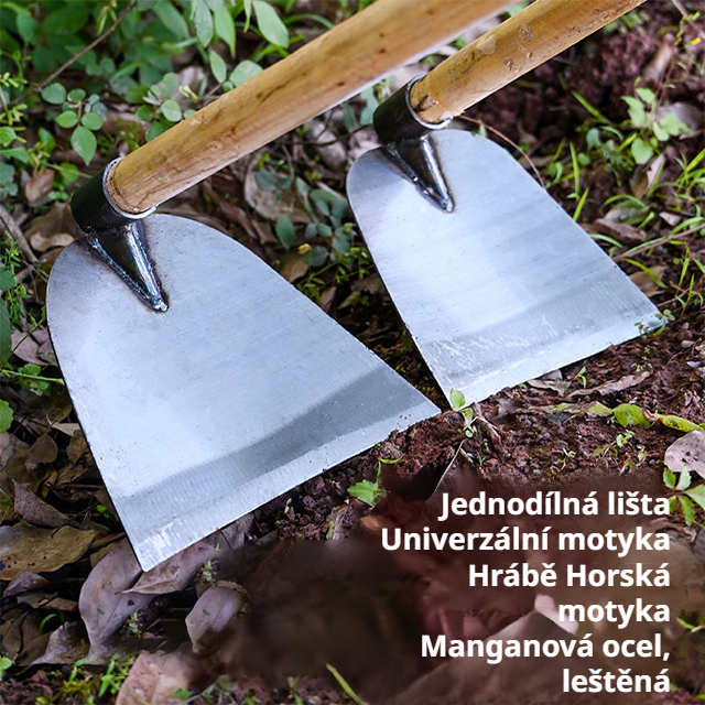 [Jednodílná lišta] Univerzální plečka na pletí a hrabání