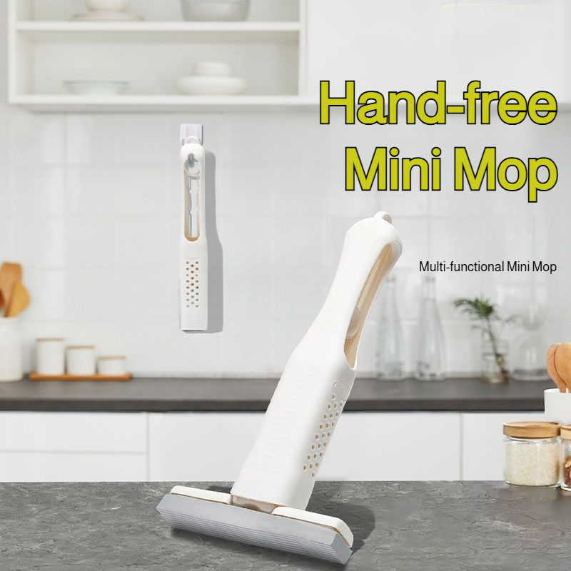 Household mini desktop small rotating mop handfree