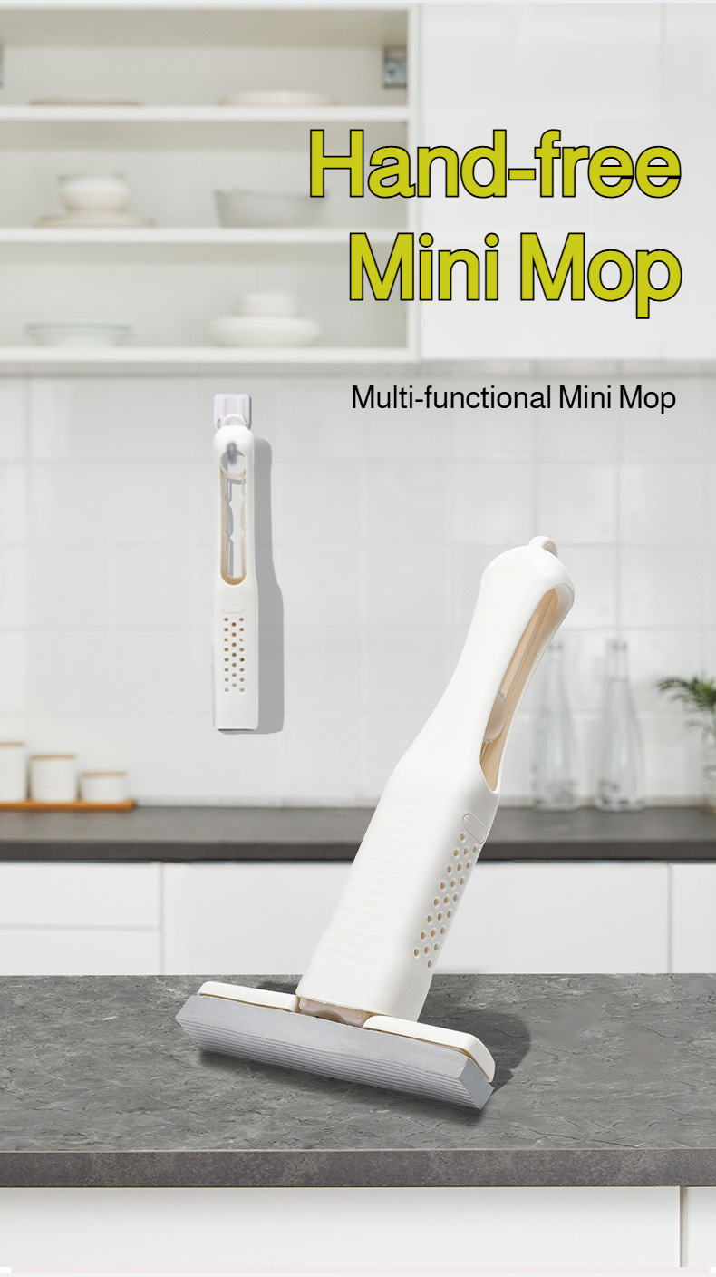 Handfree mop design for mess-free experience