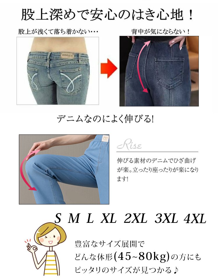 ハイウエストレトロワイドデニムパンツ