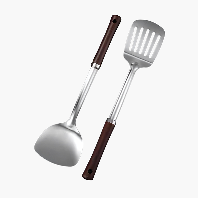 나무 자루 볶음 삽