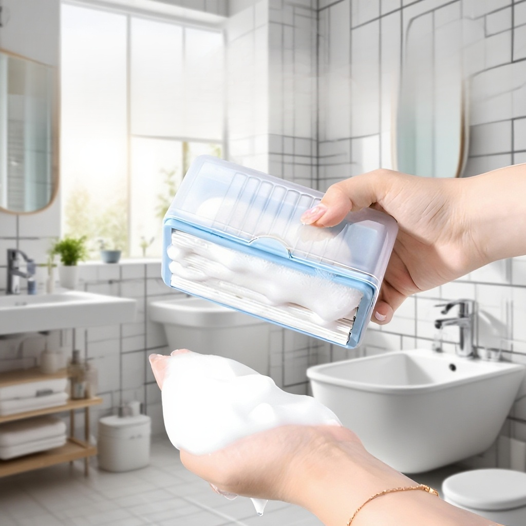 Multifunctional foam box laundry soap box