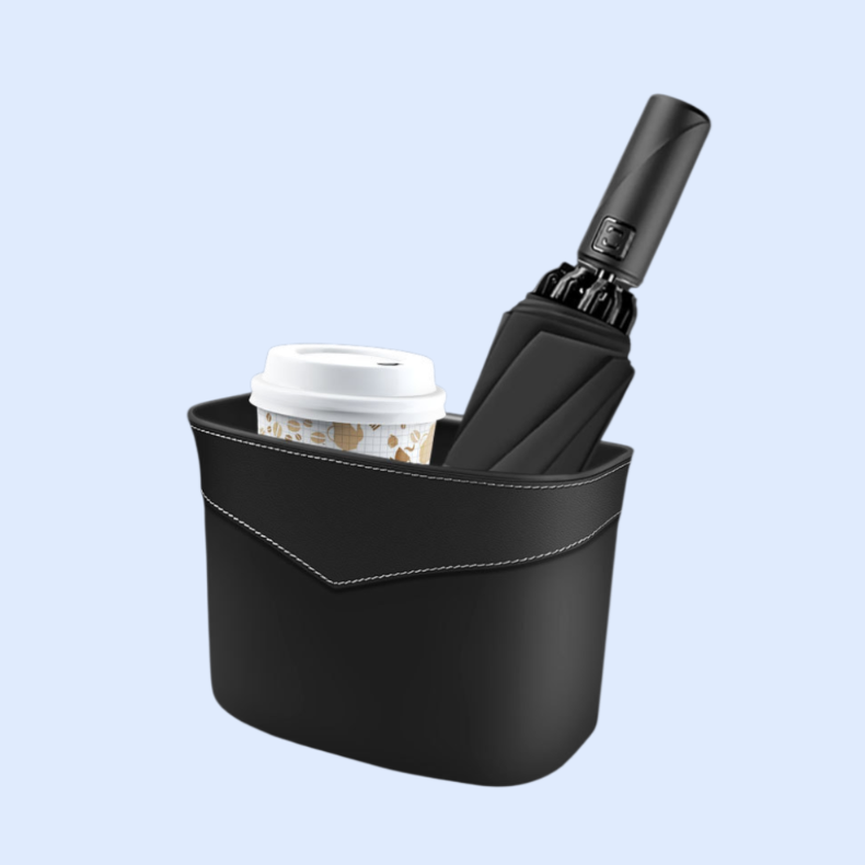 차량용 쓰레기통 조수석 도어 걸이형 수납함