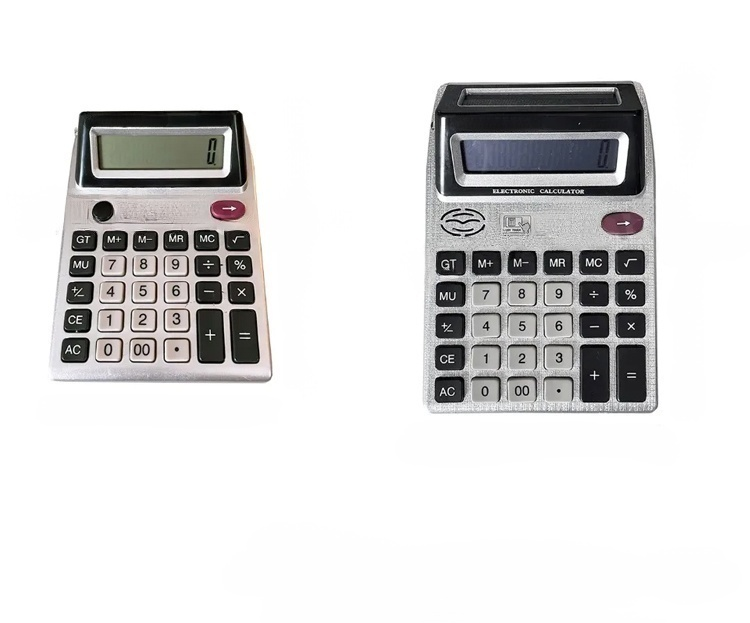 12หลัก เครื่องคิดเลข2จอ