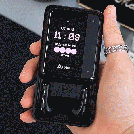 Neue Bluetooth-Kopfhörer mit Touch-Display