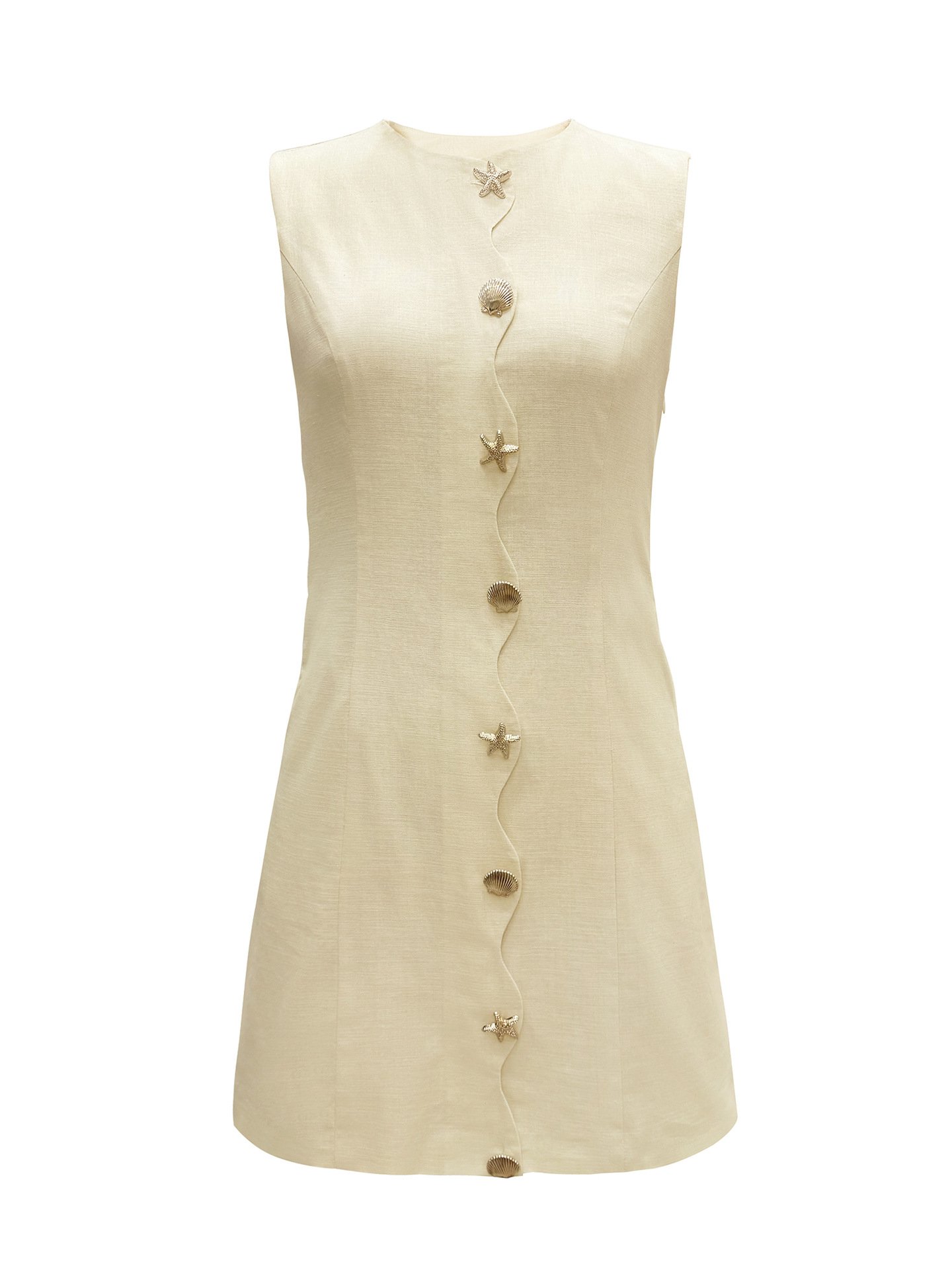 Abnehmbare knöpfe, ärmellose it-girls kilt