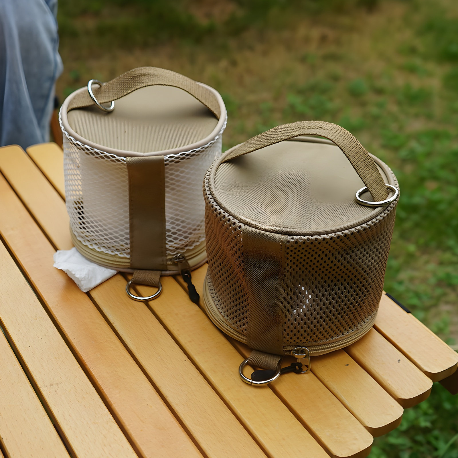 アウトドアキャンプ用ペーパータオル引き出し、家庭用メッシュペーパータオル収納バッグ、車用吊り下げロール紙管バッグ、ポータブル収納ボックス