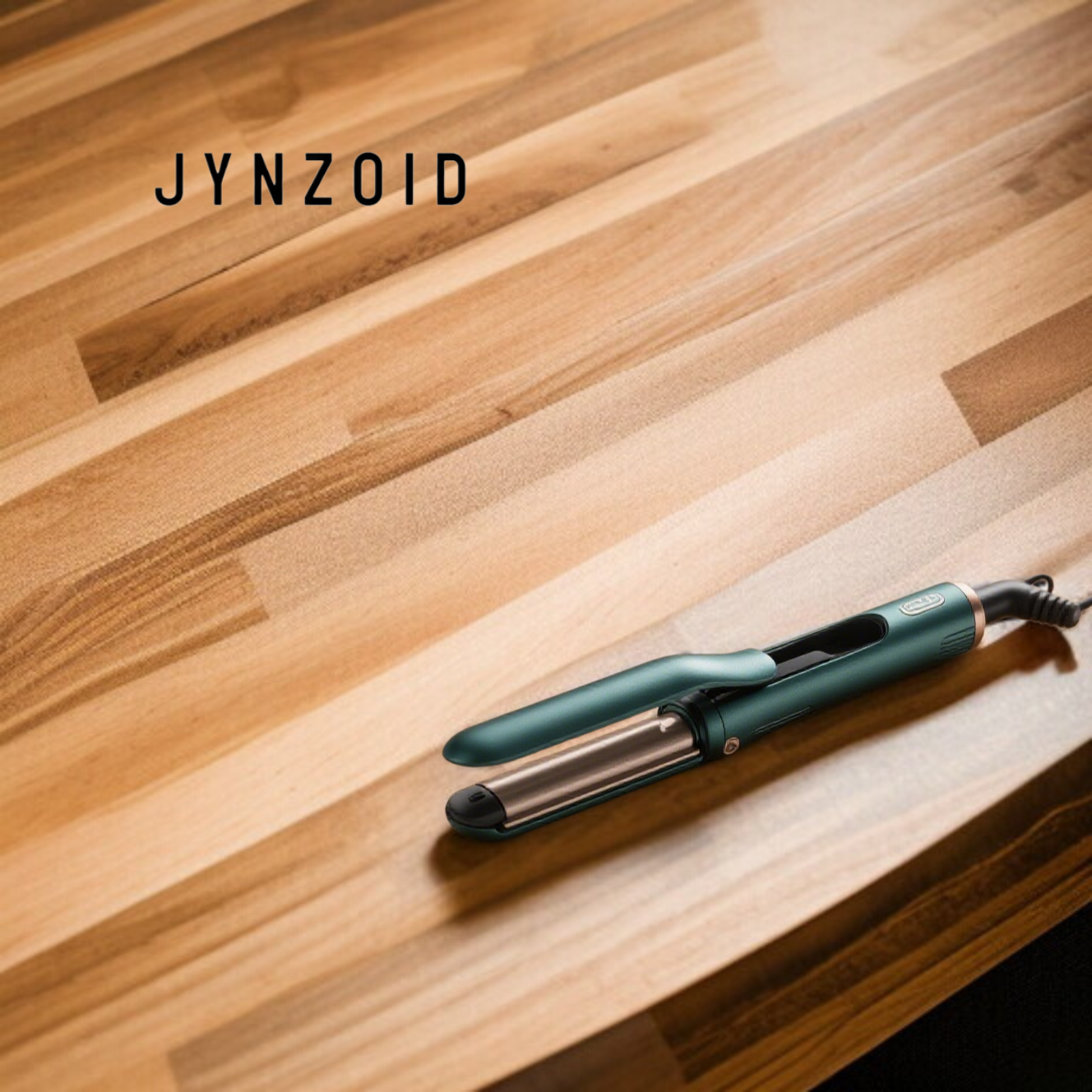 컬링 아이언으로 만든 자연스러운 헤어 컬